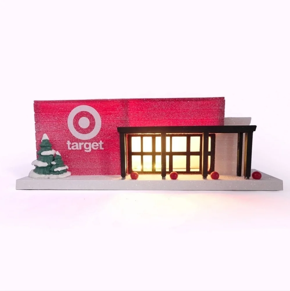 New Target Holiday Village Light Up Bullseye Playground
